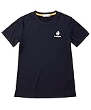 [ルコックスポルティフ] 半袖 Tシャツ 吸汗速乾 ストレッチ ワンポイント トレーニング ランニング レディース UVカット UPF15 NVY(新ロゴ) S