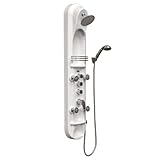 パルスShowerspas Kailua pre-plumbedアクリルシャワーシステム 1007W-CH 1