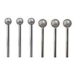 B Baosity 6個入り　ダイヤモンドコーティング　円形球形　研削バーズビット　8mm＆10mm