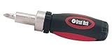 Great Neck 951DE Mini Ratcheting Screwdriver w/ 4 Bits [並行輸入品]