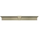 Buildersエッジ060010973023 73 5 / 8 " x 9 "フラットパネルウィンドウヘッダー023、ウィッカー