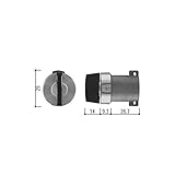 YKKAP メンテナンス部品 主錠サムターン (HH-J-0153) YG：ゴールド *製品色・形状等仕様変更になる場合があります*