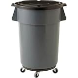 エレクター:ラバーメイド ブルート丸型コンテナ 166.5L グレー 2643GRAY 型式:2643GRAY