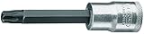 ゲドレー(Gedore) トルクスドライバー トルクスソケット ロング 1/2 T70 ITX 19 L T70-100