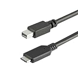 StarTech.com USB-C - Mini DisplayPortケーブル 1m 4K/60Hz ブラック CDP2MDPMM1MB