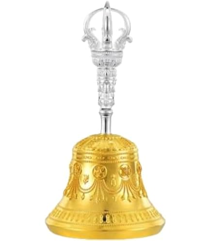 Amazon｜真鍮製 金剛鈴 ガンター ベル 16cm ゴールド｜具足・仏具