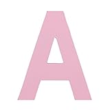 Aspire 3d木製Hanging壁文字アルファベット壁ホームオフィスパーティー装飾 6 Inch BL0008_PINKLETTERA-6INCH