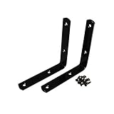 ハイロジック カラー化粧アングル120x120 黒