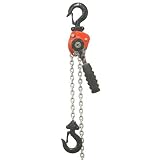 Liftall 602MHX10 Series 602 Mini Ratchet Hoist, 550 lb. Work Load Limit, 10' by Lift All