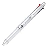 パイロット ドクターグリップ4+1 0.7mm4色ボールペン+0.5mmシャープペン シルバー軸