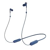 オーディオテクニカ ATH-CKS330XBT BL ワイヤレスイヤホン bluetooth 重低音【SOLID BASS/防滴仕様 / 最大約20時間連続再生 国内正規品 】 ATH-CKS330XBT BL ブルー