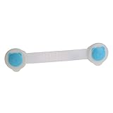 ブルー5 x -baby-cabinet-door-drawer-lock-fridge-toilet-security-kids-care-straps-bear