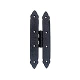 Adonai Hardware Abinoam Black Antique Iron H Hinge [並行輸入品]