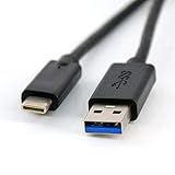 firefold USB - Cケーブル – USB 3.0 Type C to Type A 5 Gbps 5 V 2 A充電コードfor MacBook Pro、Galaxy s8 NOTE 8、Google Pixel XL 2 2 x l、LG g5 g6 V30、Zenfone AR – 3 Ftブラック