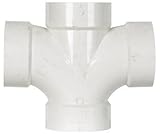 Tee DBL San PVC 4 " by Charlotte mfrpartno pvc004281200ha