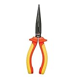 Pro'sKit 902-207 Insulated Long-Nosed Pliers, 1000V, 7-3/4' Size [並行輸入品]