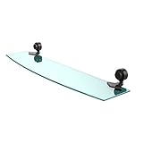 Allied Brass 433/24-ORB 24 x 5 Beveled Glass Shelf Oil Rubbed Bronze by Allied Brass