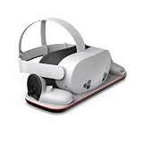 for Mate Quest 3S充電ドック for Quest 3S VRヘッドセット&コントローラー用磁気充電スタンド 充電ステーション メタクエスト3S用充電ベース 充電ホルダー 充電式バッテリー2個付き