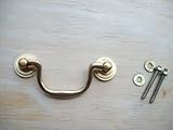IRONMONGERY WORLDソリッド真鍮キャビネット食器棚引き出しプルスイングハンドルby ironmongery世界