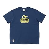 [チャムス] Tシャツ Booby Face T-Shirt メンズ Navy x Yellow M