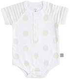 リトルジラフ ベビー肌着 ドットコレクション 半袖ボディ 3-6m (ミント) lg1028-01 【正規代理店輸入】
