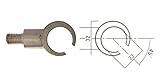 取付工事関連商品・備品　SS-62-2　丁番おこし先端　φ23　丁番おこし先端　（φ23穴）　鉄　入数：1