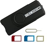 Dreamscreens USB SIMカードリーダー マルチメディア SD TF MMC マイクロ&ナノSIMアダプターとSIM編集とテキスト復旧ソフトウェア