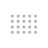 uxcell 2mmベアリングボール 304ステンレス鋼 G100精密ボール 2mm 50個 スチールボール 耐久性 防錆性 軸受用