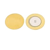 uxcell ブザーフィルム 圧電振動板 圧電式 発音部品 交換 直径20mm 2個入