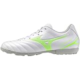 [Mizuno] サッカーシューズ モナルシーダ NEO 3 SELECT AS 部活 フットボール 幅広 軽量 ホワイト×ネオングリーン 28.0 cm 3E