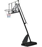 Amazon.co.jp: BTM バスケットゴール 230-305cm 高さ無段階調節 ダブル