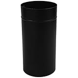 Speedi-Products SP-24BSP 06 6-Inch by 12-Inch Length Diameter 24-Gauge Black Stove Pipe Slip Connect