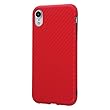 レイ・アウト iPhone XR ケース TPU 耐衝撃Light Carbon/カーボンレッド RF-P18CP3/CR