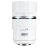 SIRUI Sniper 75mm オートフォーカスレンズ、F1.2 望遠 APS-C カメラレンズ、X-T4、X-T5、X-H1、X-H2/H2S、X-T3、X-T30、X-S10 用 (X マウント、ホワイト)