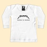 Rebel Ink Baby 383wls06 - Momma-Master Of Diapers - White Long Sleeve T-Shirt - 0-6 Months