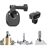 モーターサイクル フロントガラス マウント クランプ クリップ 適合 対応 Gopro 対応 Hero 13 12 11 10 9 8 DJI 対応 Action 4 3 2 バイク ウィンドスクリーン ブラケット 適合 対応 insta 対応 360 X4 X3 X2 X RS スポーツ アクション カメラ-アルミニウム