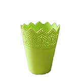 Gespout　花瓶　円筒形　多肉植物　飾り　筆たて　プラスチック　透かし彫り　卓上　園芸装飾　 装飾　棚や収納ボックス　雑貨　半手作り　肉質フラワーポット　可愛い　贈り物　花器　結婚祝い