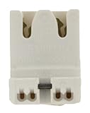 Leviton 13451-N Medium Base, T8 Only Bi-Pin, Fluorescent Lampholder, Pack of 5 by Leviton