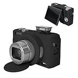 kinokoo for キャノン Canon PowerShot G7 X Mark III カメラケース、G7X マーク3 バッグ G7 X MarkⅢ/g7 x mark iii/g7x mark3/G7X3/g7x3 専用 保護カバー 全面保護 シリコン製 バッテリー交換可能（ブラック）