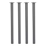 テーブルキッツ 丸脚4本組 850mm TCL-850 シルバー W8.5xD8.5xH85cm