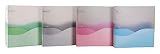 Filexec Products 1-Inch Wave Ring Binder - Pack of 4 (50387-6447) [並行輸入品]