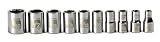 Craftsman 9-34531 6 Point Standard Easy to Read Socket Set with 1/4-Inch Drive, 10-Piece by Craftsma