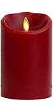 LuminaraレッドFlameless Candle Cinnamon Scented withタイマー 5" Tall LM13003-02