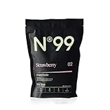 天然ストロベリーバジルビーガンえんどう豆プロテインパウダー、950g、有機タンパク質24g、筋肉増強サポート、健康的なダイエット、+4g BCAA、+10g EAA、ビタミンB12、鉄分、人工甘味料不使用、大豆不使用、グルテンフリー