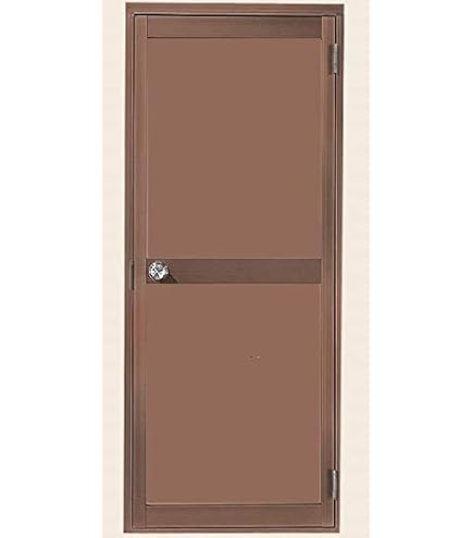 Amazon | ロンカラーガラスドア 内付型 ランマなし 06518 W：650mm × H 