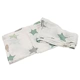 【ノーブランド品】 モスリン　コットン　毛布　新生児　ブランケット　バスタオル　おくるみ　動物パタン　ソフト　全12パターン - スター