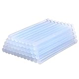 KIMLONTON グルーガンスティック11mmx197mm 50本入 グルースティック 透明 ホットメルト グルーガン用スティック 強力粘着 高温ボンド ガン・グルーガン・ピタガン替え用接着スティック