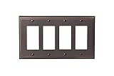 Amerock BP36521ORB Mulholland 4 Rocker Wallplate, Oil-Rubbed Bronze [並行輸入品]