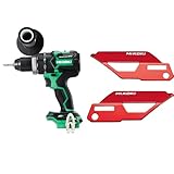 HiKOKI(ハイコーキ) 36V充電式ドライバドリル DS36DC(NN) + カラープレート(シグナルレッド) セット