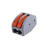 Acogedor 　スプリングレバー端子台　ワイヤコネクター　電気ケーブルコネクタ　2/3/5ウェイ再利用可能　20個セット